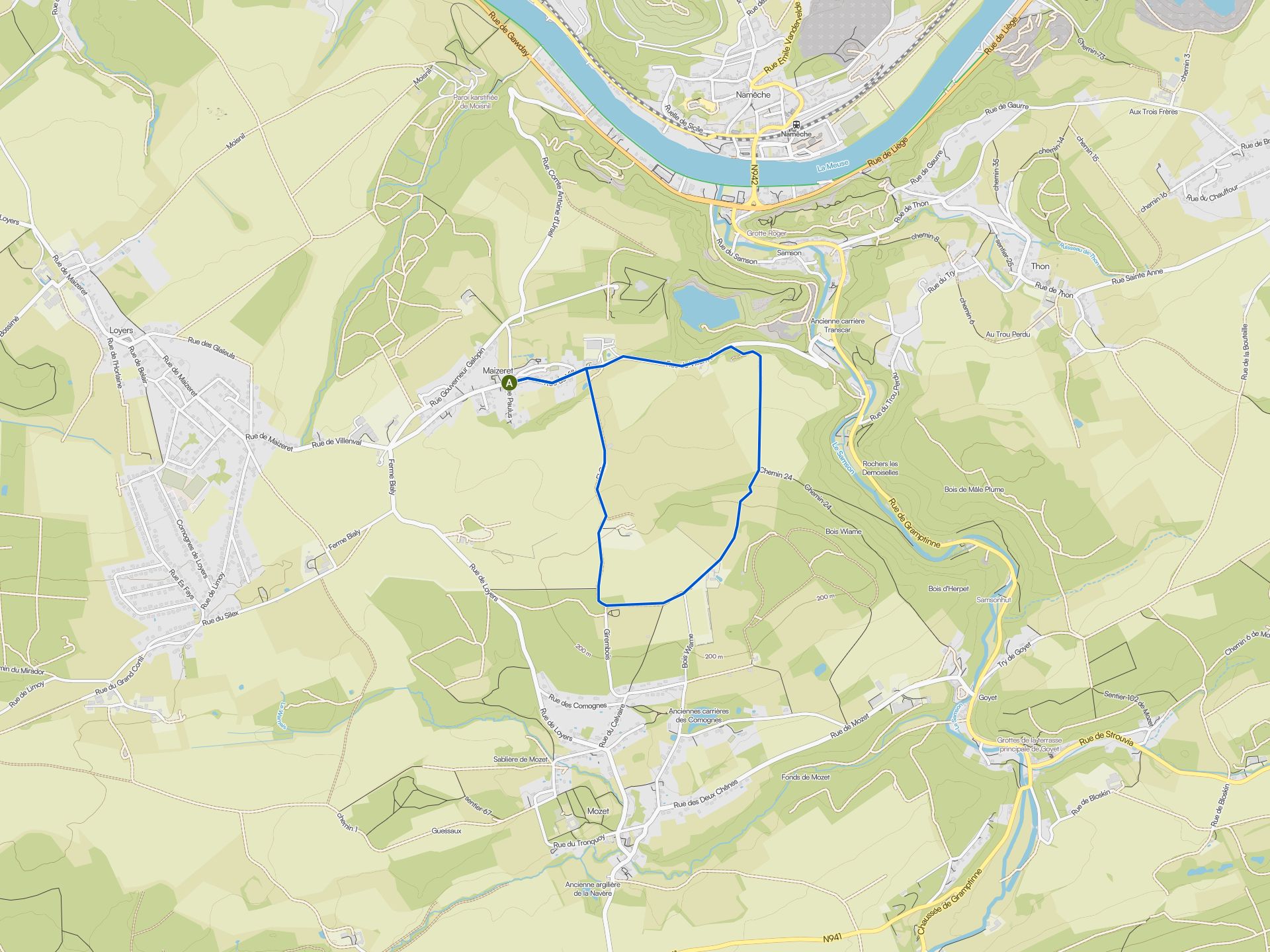 De beste wandelingen en hikes rond Andenne | Komoot